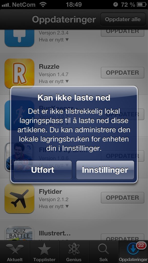 Skuseth's tweet image. "16 gb er mer enn nok!". Søren, type klype. #formatc