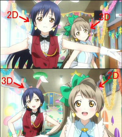 アニミスク この2dと3dの使い分けのうまさは何度観ても感心してしまう ラブライブ 第6話 Http T Co 1evtabl5 Twitter