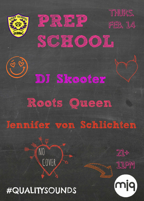 djskooter's tweet image. Tonight! @mjq_concourse #PrepSchool @djskooter @djrootsqueen and Jennifer von Schlichten  #theDBSC #qualitysounds