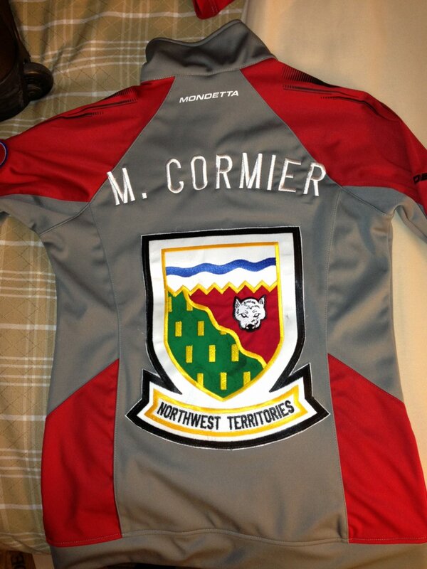 MegCormier's tweet photo. Finally arrived in kingston. Can't wait to get on the ice tomorrow! #stoh2013 #curling #ScubaSuits http://t.co/ypcsK43n