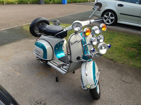 inkman1878's tweet image. @Quadrophenia_uk #myscoot can almost smell the sun.