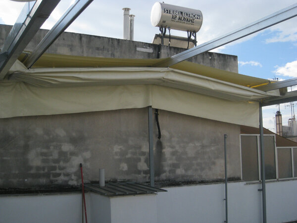 MachineWork's tweet image. The new Pergola System which shades an area of 6 x 6 m.