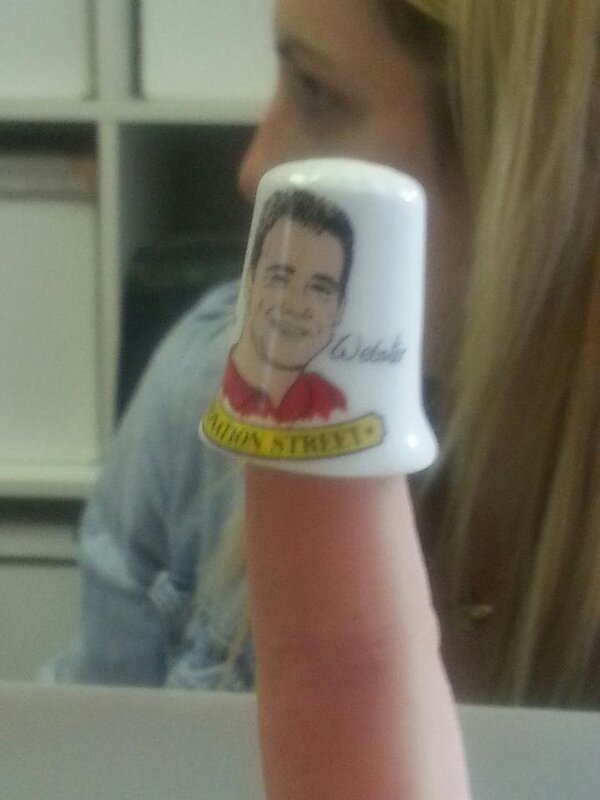 garethjcooper's tweet photo. Time to put my Kevin Webster thimbol back in the drawer til after the trial http://t.co/ZwWXsdcA