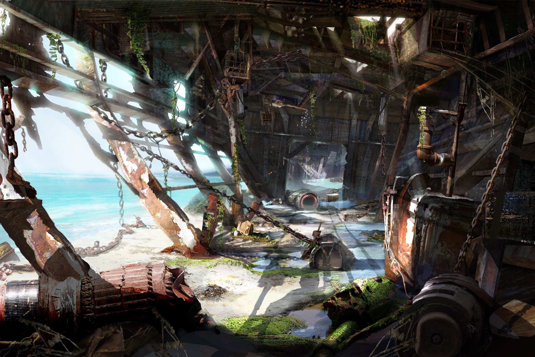 Far Cry 6 A Ravaged Medusa Lays Partially In The Ocean Farcry3 Http T Co Iij3suyl