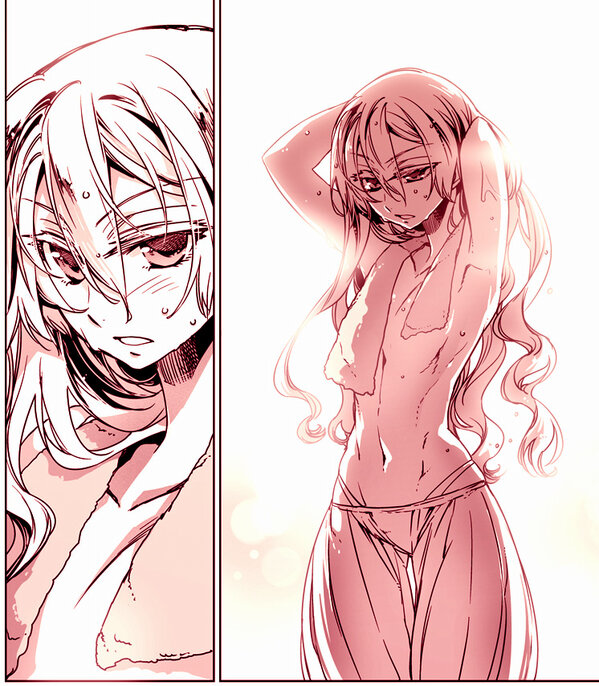 ট ইট র 石田あきら Fate Apo連載中 女騎士の水浴びシーンはうちのコミックではこんなシーンでした 単行本3巻ですね Maoyu Http T Co 2fbqdahs