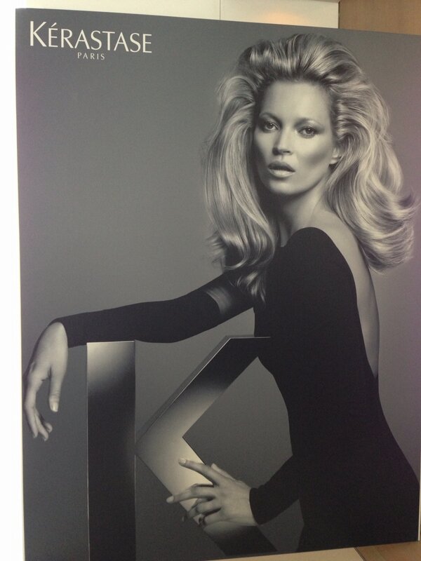 BBC3HairStudios's tweet photo. It's official - Kate Moss is the new and first ever face of Kerastase @vaslouca13   http://t.co/0FWmNrBphv