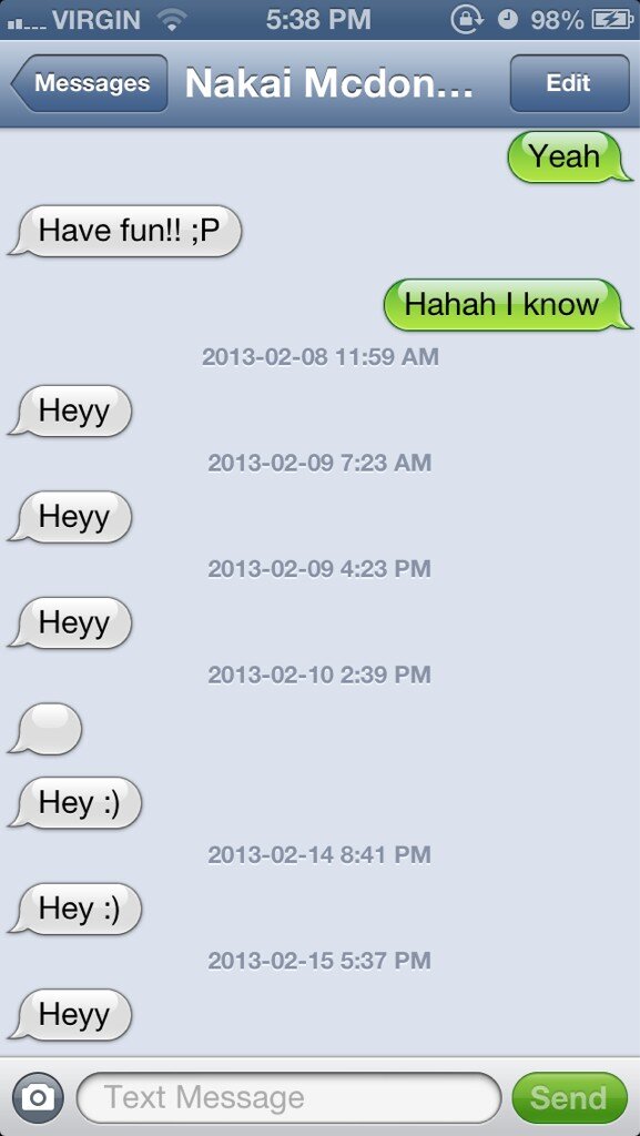 KatLindsayS's tweet image. Buddy take a hint! #notreplying #goaway