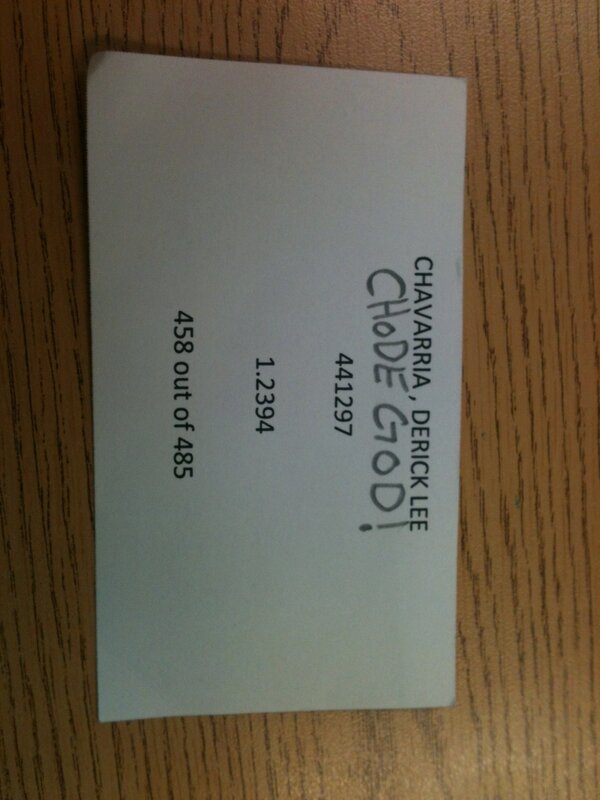 CHODE_GOD_'s tweet image. Lmaooooo Im Sooo Dumb ! 😂✌ #ClassRank