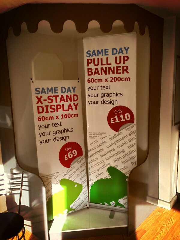 Exhibition stands from £69. printed same day. Make the right impression for your business. 
T&amp;C's apply