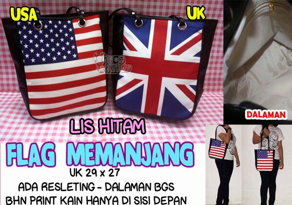ChocoChubby_FS's tweet photo. Flag bag @75.000 http://t.co/rOb5pY47
