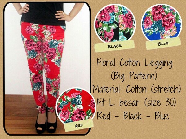 ChocoChubby_FS's tweet photo. Floral legging♥ bahan katun, bukan spandex, nyaman dipakai @70rb @iklanbdg @Iklan_harian @IklanOnlineShop http://t.co/RqxIoKRl