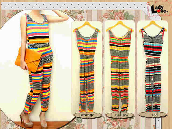 Nudies_'s tweet photo. Rainbow line jumper • Spandex korea • 88K http://t.co/cQAkRsu5