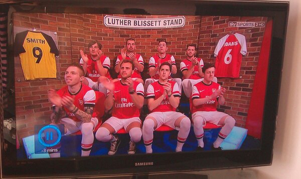 1robbielambert's tweet image. @RocketSoccerAM howd you manage the real arsenal team in the stand? Podolski, rosicky, cazorla, koscielny #properteam