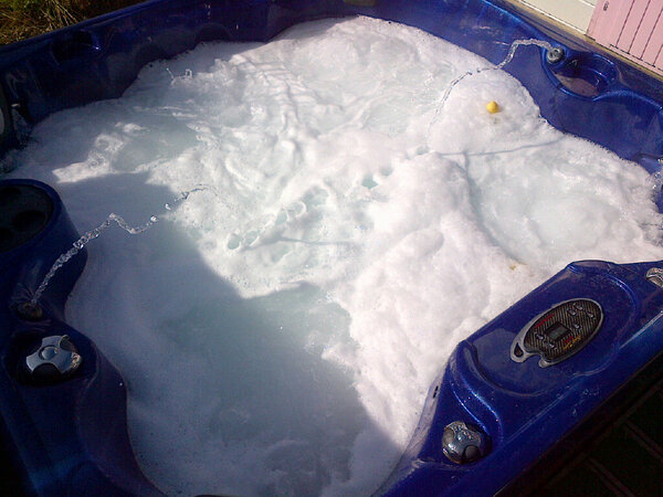 SpaMate's tweet image. Just had this picture come in via a customers email. They had a party and asked what they needed to clear it?