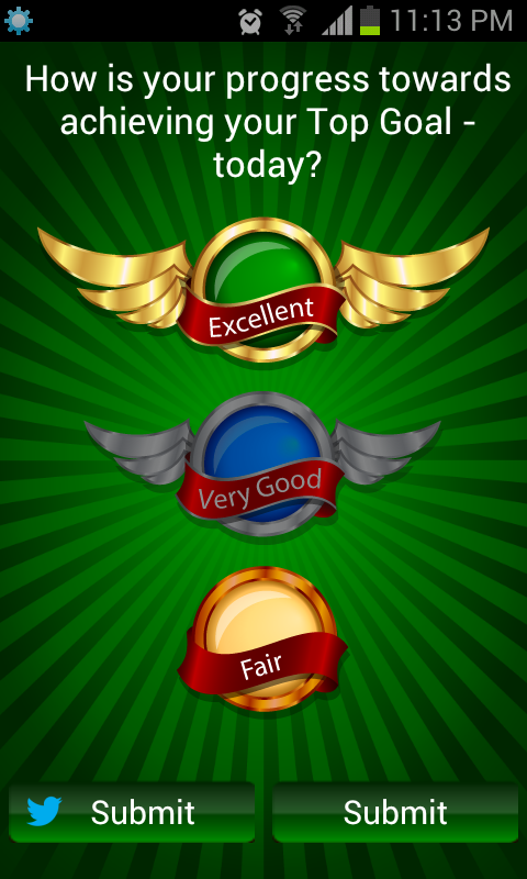 The Cool progress tracker screen