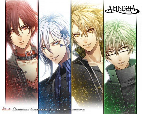 otakuworlds's tweet image. Shin, Ikki, Toma, Kent from Amnesia