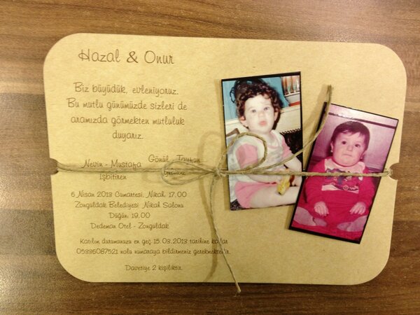barokbonbon's tweet photo. Hazal&amp;onur 'un tasarım davetiyeleri biz çok begendik http://t.co/zmatb3zk