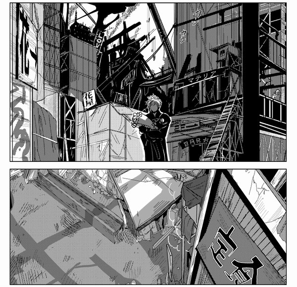 だらだらといっこうに描き進まない漫画 