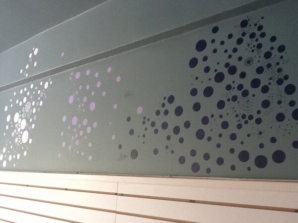 Katharena @KumiCircle forever expanding mural <a href="/FiammaGlass/">Fiamma </a> #murals