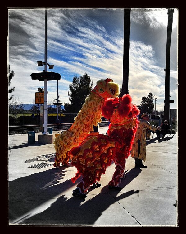photo444's tweet photo. Taking train to LA to shoot the Dragon Parade with @H00KisBack station is crowded with dancers on their way also. http://t.co/vUA51y0m