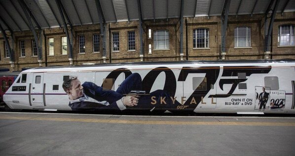 RT this pic of our new #007 #skyfalltrain 4 chance 2 win 1 of 2 pairs of 1st Class tix. Winners picked randomly Mon.