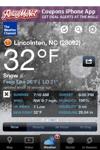 CampBudSchiele's tweet photo. The #Weather in Lincolnton, NC is Snow, 32°
Visit http://t.co/Z8leKMAi for more http://t.co/jzzk1O6Y