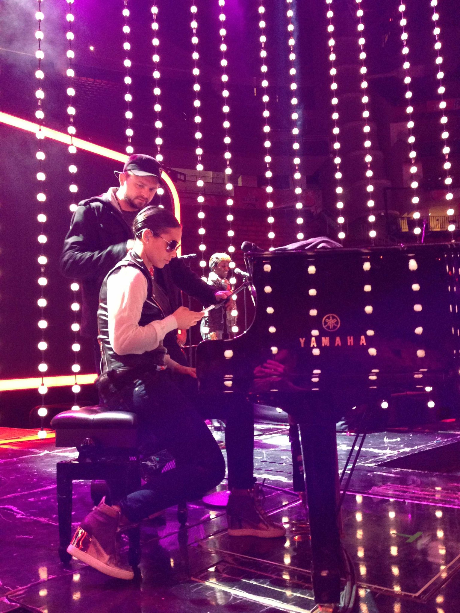 Alicia Keys on Twitter: "Rehearsal time for my halftime performance