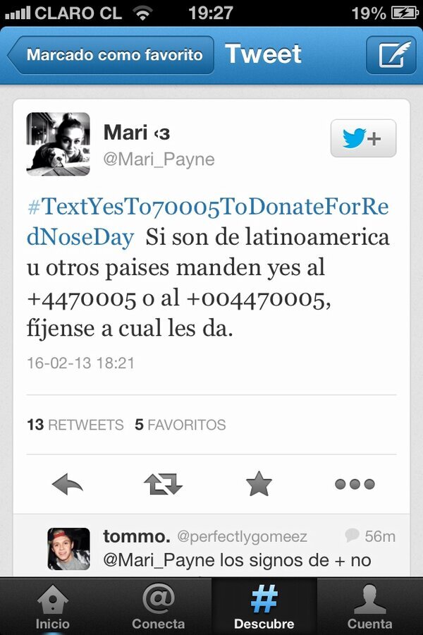 Zaynareyoumine's tweet image. @zaynmalik #TextYesTo70005ToDonateForRedNoseDay #LatinDirectioners send message to this number
