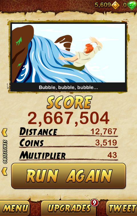 vjiza's tweet photo. I got 2667504 points while escaping from a Giant Demon Monkey. Beat that! http://t.co/wkCwvS5k http://t.co/W8GeQo0c