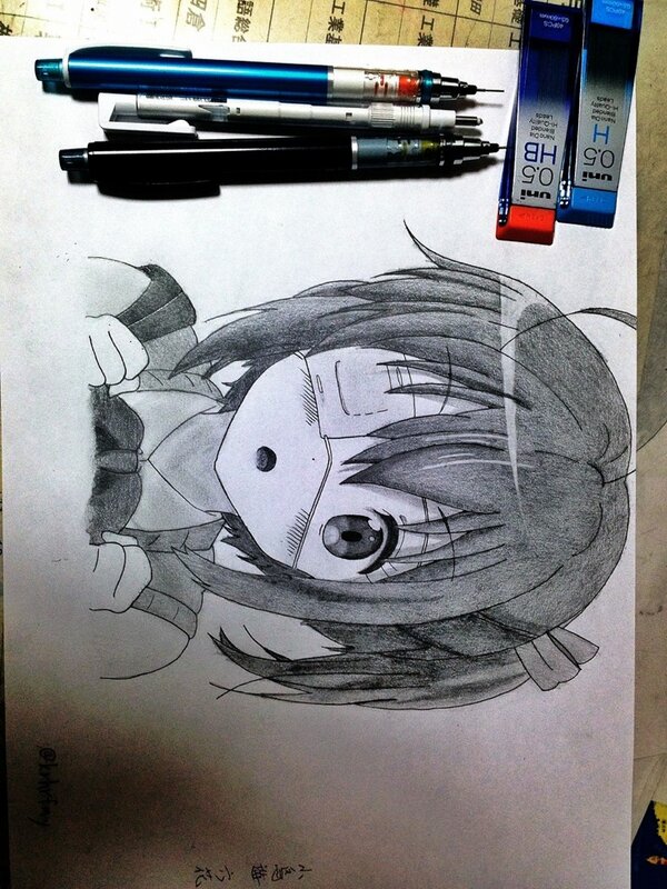 CLIFQ's tweet photo. シャーペンで六花描いてみました(・ω・)ノ http://t.co/BI3c278C