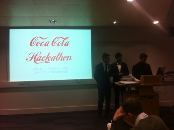 Steingrund's tweet image. #cfour doing it great! #uowccehackathon