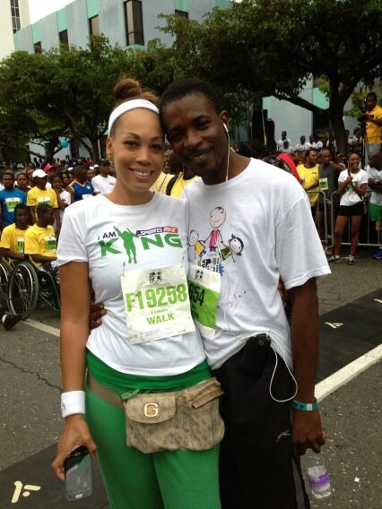 JeromeOHamilton's tweet image. "@SagicorJa: @taraplayfair and @jeromeohamilton at the start line #SigmaRun http://t.co/q8wd2uvf"