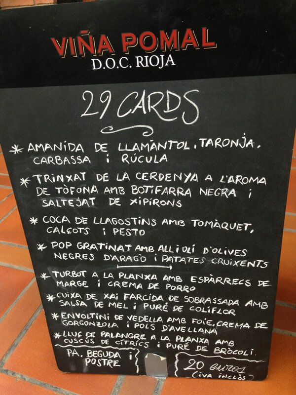 cards_29's tweet photo. QUE TINGUEU UN BON DIUMENGE!!!BON PROFIT!!!;) http://t.co/ZlZuEVAv