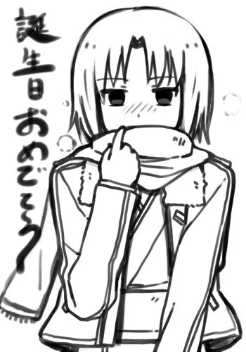 落書きだがなんとか間に合った #両儀式誕生祭 