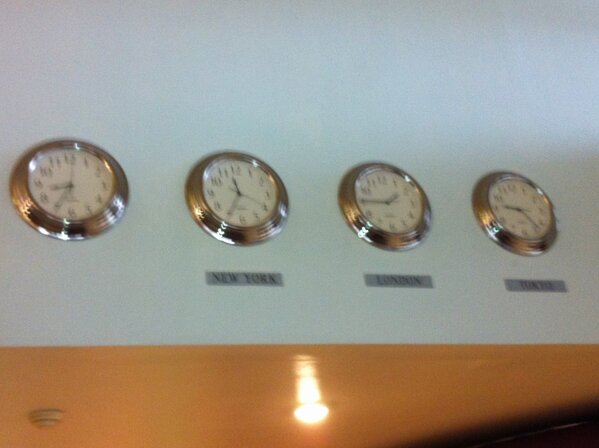 Hmmm...there's something wrong with London and Tokyo