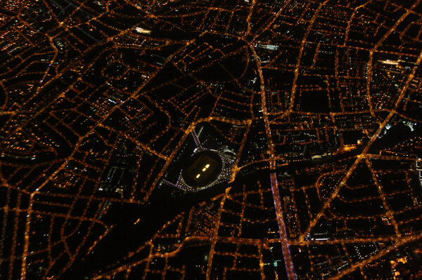 NPASSouthEast's tweet photo. Here is Arsenal FC with Holloway Road to the right @MPSIslington http://t.co/YaEiaLfW