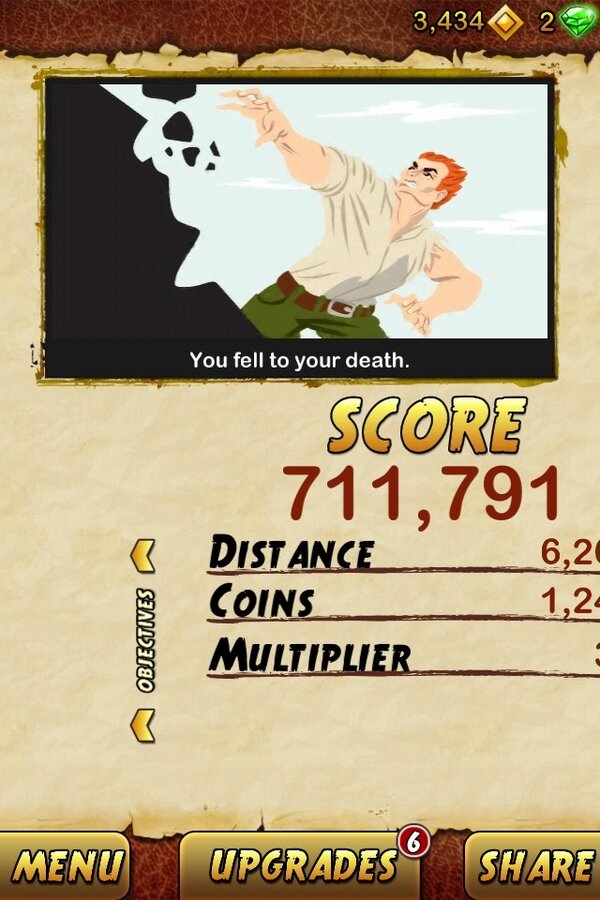 I got 711791 points while escaping from a Giant Demon Monkey in Temple Run 2. Beat that! bit.ly/TempleRun2burn!!