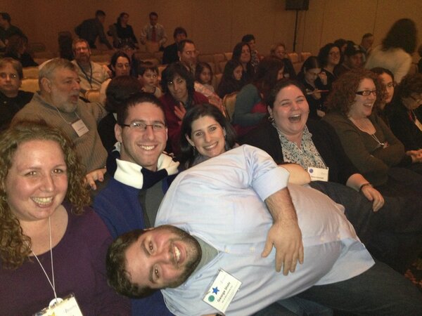 limmudphilly's tweet photo. LimmudPhilly messing around at the @LimmudNY #limmudny #limmudphilly @Shotzy @bncohen @ArielleRW http://t.co/jPn9822J