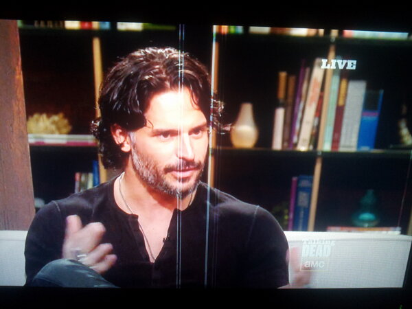Joe_Manganiello's tweet photo. @joemanganiello rocked it on @AMCTalkingDead tonight! I think he has a bright future... Killing zombies. Let's Hope! http://t.co/yHylKoEU