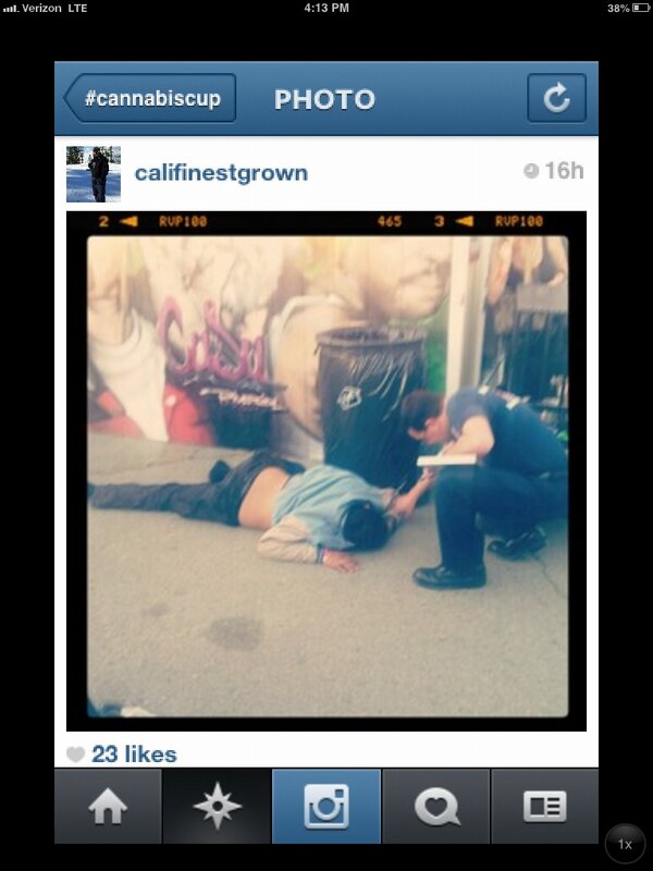 MedCabShow's tweet photo. And then this happened... People passing out from #dabs #wax at #cannabiscup #mmj @high_times_mag #medcancup #medic http://t.co/5PRkrFAj