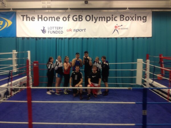 UoBBoxing's tweet photo. UoB boxing team smashing it at the EIS great day out http://t.co/Ho1xdoSO