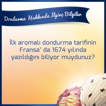 UlkerGolf's tweet photo. İlk aromalı dondurma tarifinin Fransa’ da 1674 yılında yazıldığını biliyor muydunuz? http://t.co/753Npnzv