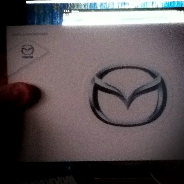 Jason_Sav_'s tweet image. Can&apos;t decide where to stick this Mazda sticker :( #harddecision #bigcommitment