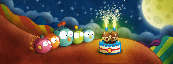 Now I'm feeling nostalgic :) Two years ago Tiny Wings was born and changed my life. Happy anniversary Tiny Wings!