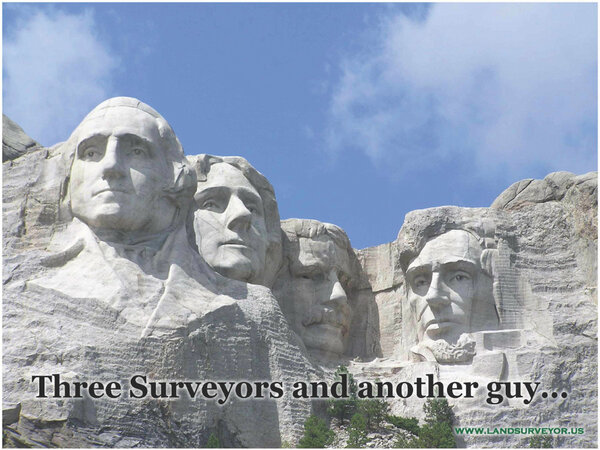A little #PresidentsDay trivia for you: Which one is not a Land Surveyor? (See photo)