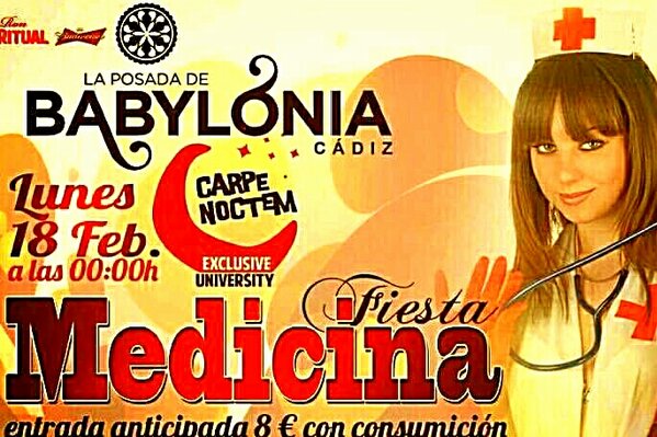 PQ1991's tweet photo. ESTA NOCHE FIESTA DE MEDICINA EN BABILONIA. A DISFRUTAR, NOS LO MERECEMOS! Entradas por privado http://t.co/xMkgKQcH