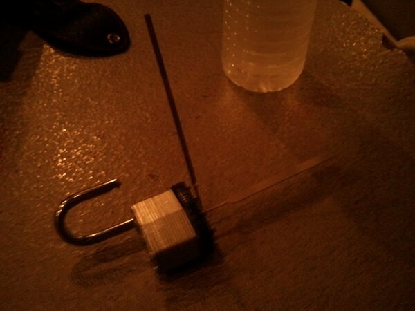 LockpickCollege's tweet image. RT .@twwbond: Picked first lock today at #BSidesSF.   Enlightening experience.  Thanks @LockpickCollege