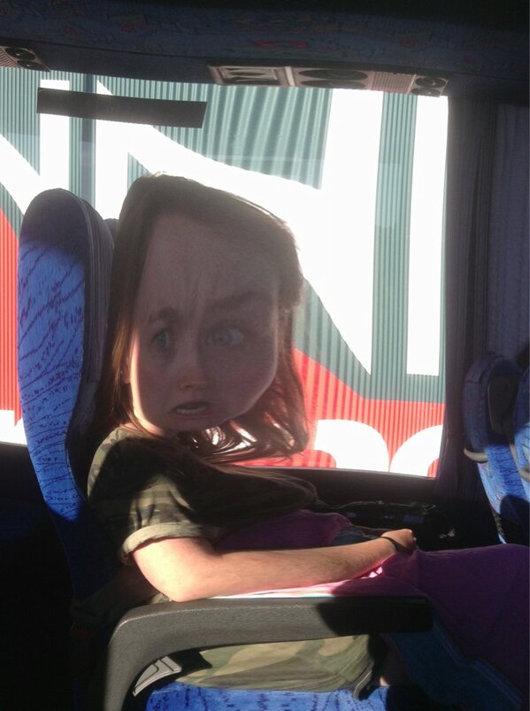 El_Nougget's tweet photo. On the bus... http://t.co/Dy6mlHPjHo