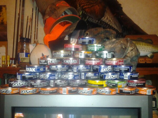 MLDipping's tweet image. #diptower 35 tins -Cowboy Troy