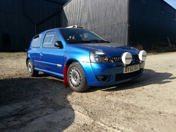 Weaver Motorsport's Brand New Road Rally Clio available for hire now!  Call Neil on 07735429078 for more details!